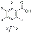 M-TOLUIC-D7 ACID Struktur