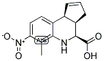 (3AR,4S,9BS)-6-METHYL-7-NITRO-3A,4,5,9B-TETRAHYDRO-3H-CYCLOPENTA[C]QUINOLINE-4-CARBOXYLIC ACID Struktur