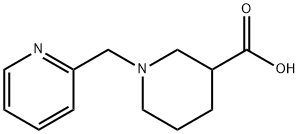 1-(PYRIDIN-2-YLMETHYL)PIPERIDINE-3-CARBOXYLIC ACID DIHYDROCHLORIDE Struktur