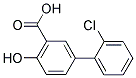 2'-CHLORO-4-HYDROXY[1,1'-BIPHENYL]-3-CARBOXYLIC ACID Struktur