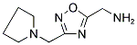 ([3-(PYRROLIDIN-1-YLMETHYL)-1,2,4-OXADIAZOL-5-YL]METHYL)AMINE Struktur