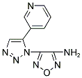 3-AMINE-4-[5-(3-PYRIDINYL)-1H-1,2,3-TRIAZOL-1-YL]-1,2,5-OXADIAZOLE Struktur