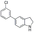 5-(3-CHLOROPHENYL)INDOLINE Struktur