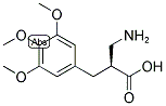 (S)-2-AMINOMETHYL-3-(3,4,5-TRIMETHOXY-PHENYL)-PROPIONIC ACID Struktur