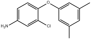 3-CHLORO-4-(3,5-DIMETHYLPHENOXY)ANILINE Struktur