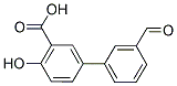 3'-FORMYL-4-HYDROXY[1,1'-BIPHENYL]-3-CARBOXYLIC ACID Struktur