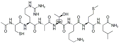 AC-CRATKML-NH2 Struktur