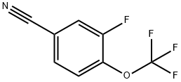 3-FLUORO-4-(TRIFLUOROMETHOXY)BENZONITRILE Struktur