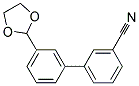 3'-(1,3-DIOXOLAN-2-YL)[1,1'-BIPHENYL]-3-CARBONITRILE Struktur