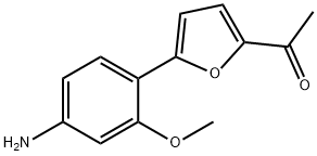 1-[5-(4-AMINO-2-METHOXY-PHENYL)-FURAN-2-YL]-ETHANONE Struktur