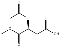 METHYL 2-(S)-ACETOXY-3-CARBOXYPROPANOATE Struktur