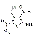 5-AMINO-3-BROMOMETHYL-THIOPHENE-2,4-DICARBOXYLIC ACID DIMETHYL ESTER Struktur