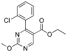 ETHYL-2-METHOXY-4-(2-CHLOROPHENYL)-5-PYRIMIDINE CARBOXYLATE Struktur