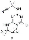 CYANAZINE-D5 (N-ETHYL-D5) Struktur