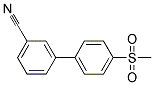 4'-(METHYLSULFONYL)[1,1'-BIPHENYL]-3-CARBONITRILE Struktur