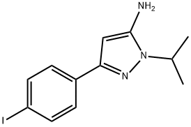 5-(4-IODO-PHENYL)-2-ISOPROPYL-2H-PYRAZOL-3-YLAMINE Struktur