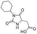 (1-CYCLOHEXYL-2,5-DIOXO-IMIDAZOLIDIN-4-YL)-ACETIC ACID Struktur