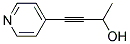 4-(4-PYRIDINYL)-3-BUTYN-2-OL Struktur