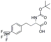 (S)-2-TERT-BUTOXYCARBONYLAMINO-4-(4-TRIFLUOROMETHYL-PHENYL)-BUTYRIC ACID Struktur