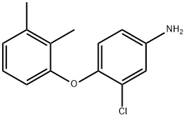 3-CHLORO-4-(2,3-DIMETHYLPHENOXY)ANILINE Struktur