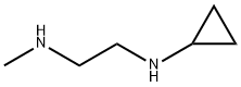 N-METHYL-N'-CYCLOPROPYL ETHYLENEDIAMINE Struktur