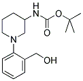 1-(2-HYDROXYMETHYL-PHENYL)-PIPERIDIN-3-CARBAMIC ACID TERT-BUTYL ESTER Struktur