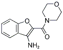 2-(MORPHOLIN-4-YLCARBONYL)-1-BENZOFURAN-3-AMINE Struktur