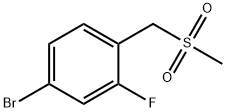 4-BROMO-2-FLUOROBENZYLMETHYLSULFONE Struktur