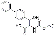 3-BIPHENYL-4-YL-2-TERT-BUTOXYCARBONYLAMINO-3-HYDROXY-PROPIONIC ACID Struktur