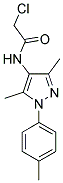 2-CHLORO-N-[3,5-DIMETHYL-1-(4-METHYLPHENYL)-1H-PYRAZOL-4-YL]ACETAMIDE Struktur
