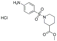 METHYL 1-[(4-AMINOPHENYL)SULFONYL]PIPERIDINE-3-CARBOXYLATE HYDROCHLORIDE Struktur