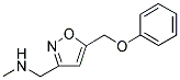 N-METHYL[5-(PHENOXYMETHYL)-3-ISOXAZOLYL]METHANAMINE Struktur