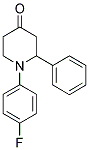 1-N-(4'-FLUOROPHENYL)-2-PHENYL-PIPERIDIN-4-ONE Struktur