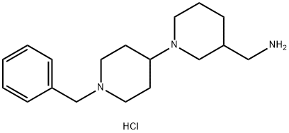 [(1'-BENZYL-1,4'-BIPIPERIDIN-3-YL)METHYL]AMINETRIHYDROCHLORIDE Struktur