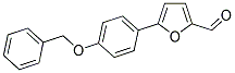 5-[4-(BENZYLOXY)PHENYL]-2-FURALDEHYDE Struktur