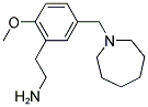 (2-[5-(AZEPAN-1-YLMETHYL)-2-METHOXYPHENYL]ETHYL)AMINE Struktur