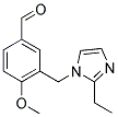 3-(2-ETHYL-IMIDAZOL-1-YLMETHYL)-4-METHOXY-BENZALDEHYDE Struktur