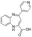 4-PYRIDIN-4-YL-1H-BENZO[B][1,4]DIAZEPINE-2-CARBOXYLIC ACID Struktur