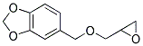 5-[(OXIRAN-2-YLMETHOXY)METHYL]-1,3-BENZODIOXOLE Struktur