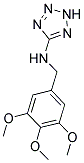 N-(3,4,5-TRIMETHOXYBENZYL)-2H-TETRAZOL-5-AMINE Struktur