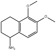 5,6-DIMETHOXY-1,2,3,4-TETRAHYDRO-NAPHTHALEN-1-YLAMINE Struktur