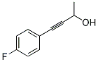 4-(4-FLUOROPHENYL)-3-BUTYN-2-OL Struktur