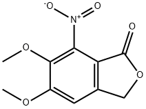 5,6-DIMETHOXY-7-NITRO-3 H-ISOBENZOFURAN-1-ONE Struktur