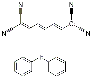 DIPHENYLIODONIUM [[3-(2, 2-DICYANOETHENYL)-1-YLIDENE] METHYL] PROPANEDINITRILE Struktur