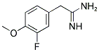 2-(3-FLUORO-4-METHOXY-PHENYL)-ACETAMIDINE Struktur