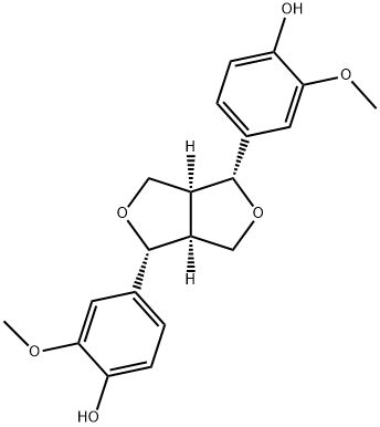 4-[(1R,3aS,4R,6aS)-4-(4-ヒドロキシ-3-メトキシフェニル)-ヘキサヒドロフロ[3,4-c]フラン-1-イル]-2-メトキシフェノール