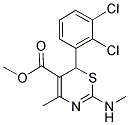 METHYL 6-(2,3-DICHLOROPHENYL)-4-METHYL-2-(METHYLAMINO)-6H-1,3-THIAZINE-5-CARBOXYLATE Struktur