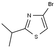 4-BROMO-2-ISOPROPYLTHIAZOLE Struktur