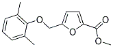 METHYL 5-[(2,6-DIMETHYLPHENOXY)METHYL]-2-FUROATE Struktur