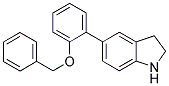 5-[2-(BENZYLOXY)PHENYL]INDOLINE Struktur